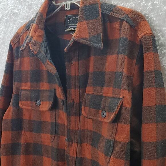 Jachs Men’s Wool Blend Shirt Jacket Wool Blend Size Medium - Picture 4 of 16